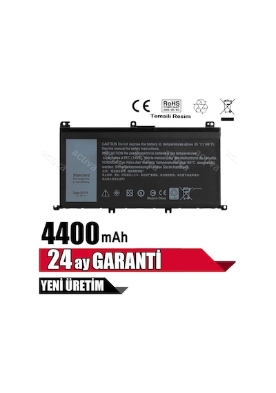 Dell Uyumlu Inspiron 7566. 7557. 7559. 7567. 5576 Batarya Pil. 357F9