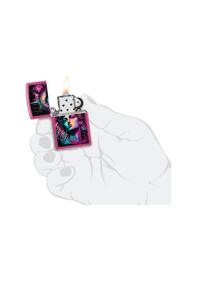 Zippo 49846 American Lady Design Çakmak Çok Renkli