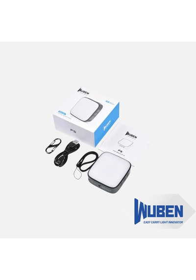 Wuben F5 Şarj Edilebilir Led Kamp Feneri & Powerbank 500 Lümen, Parlaklık Ve Renk Sıcaklığı Ayarlı, 5200 Mah Yeşil