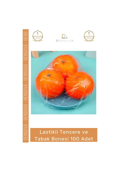 Tabakbonesi Lastikli Tencere Kapak Gıda Saklama Hijyenik Pratik Ekonomik Tabak Bonesi 100 Adet 20cm Çok Renkli