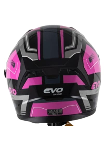 Evo Elegant Güneş Vizörlü Şeffaf Cam + Çenesiz Yarım Açık Kask Mor - Siyah Evo Elegant Güneş Vizörlü Şeffaf Cam + Çenesiz Yarım Açık Kask Mor - Siyah