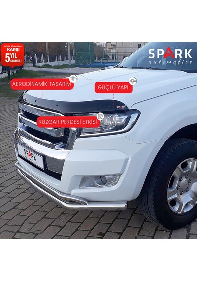 Ford Ranger 2015-2019 Yıl Aralığı Uyumlu Kaput Rüzgarlığı 3mm