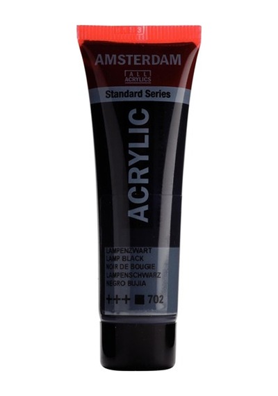 Amsterdam Lamp Siyah 120 ml Akrilik Boya 702 P-111920