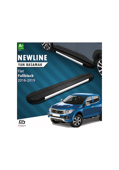S-dizayn Fiat Fullback Newline Krom Yan Basamak 193 Cm 2016 Üzeri