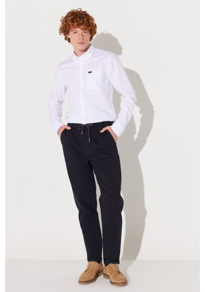 Lee Slim Fit Dar Kesim Normal Bel Antrasit Esnek Jogger Pantolon LM043002003 Antrasit