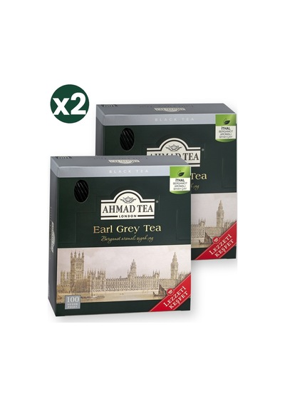 Ahmad Tea Earl Grey Bardak Poşet Çay 100'lü 200 G 2'li Ekonomik Paket Toplam 200 Bardak Poşet