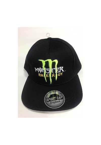 Monster Snapback Hiphop Rap Cap Şapka Siyah
