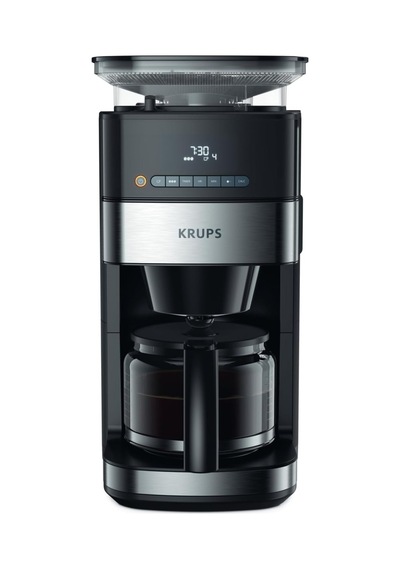 Krups Km8328 Grind Aroma Filtre Kahve Makinesi, 1.25l, 180g Öğütücü, 15 Fincan Kapasite, 3 Öğütme Seviyesi Filtre Kahve Makineleri Çok Renkli