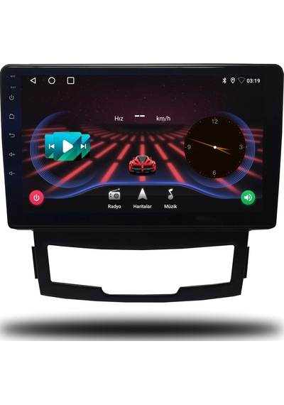 Multimedyam Ssangyong Korando Android Carplay Multimedya 2011-2013 4 Gb Ram + 32 Gb Hafıza + 4 Çekirdek