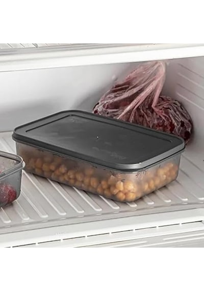 Ayrex No Frost Silikon Yumuşak Kapalı Saklama Kabı Dondurucu Ve Buzluk Saklama Kabı 1500ml, Kapaklı No Frost Saklam Diğer