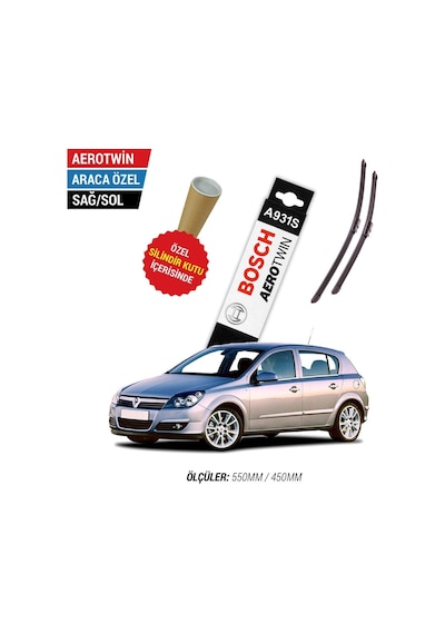 Bosch Aerotwin A931S Opel Astra H Silecek Takımı (2004-2013)