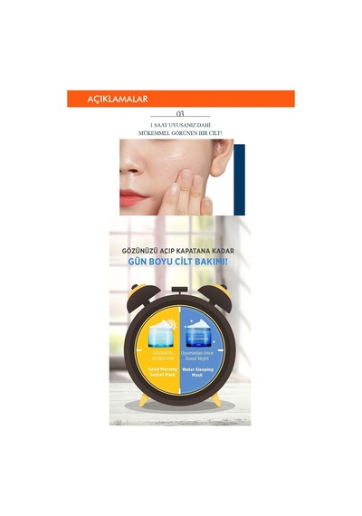 Nemlendirici Uyku Maskesi A'pıeu Good Night Water Sleeping Mask