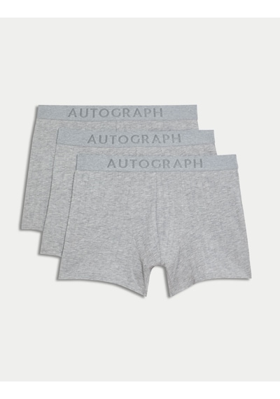 Marks & Spencer 3'lü Supima Trunk Seti T14005318a Gri