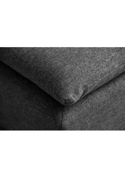 Lungo Modüler Daybed - Koyu Gri Keten Koyu Gri