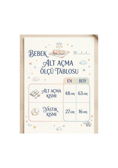 Kız Bebek Yastıklı Pratik Alt Değiştirme Matı Minderi Alt Değiştirme Pedi Bakım Örtüsü