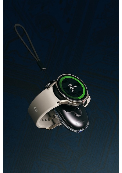 Aggiy Mini Magjoy S 2.5w 1000 Mah Manyetik Powerbank Wireless Kablosuz Taşınır Şarj Samsung Uyumlu Watch siyah
