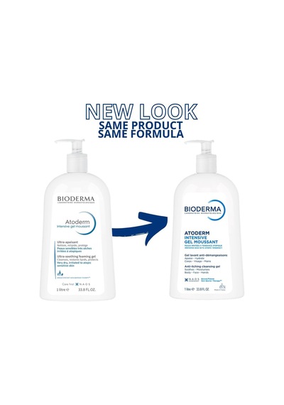 Atoderm Intensive Foaming Gel Çok Kuru Atopi Eğilimli Cilt Onarıcı Temizleme Jeli Niasinamid 1 Lt
