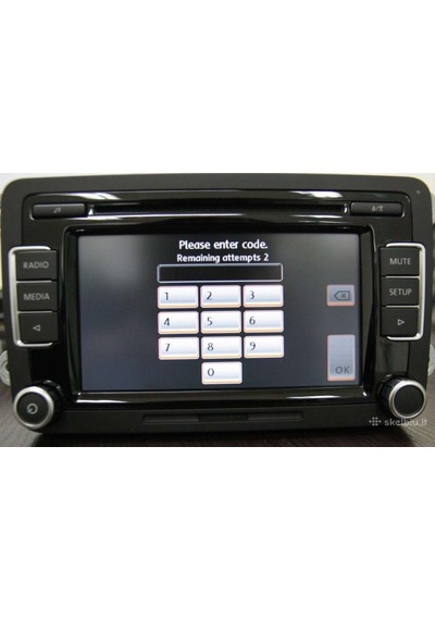 Atkodavimas Rns 510 Rns 315 Rns 310 Rcd 500 Kodas