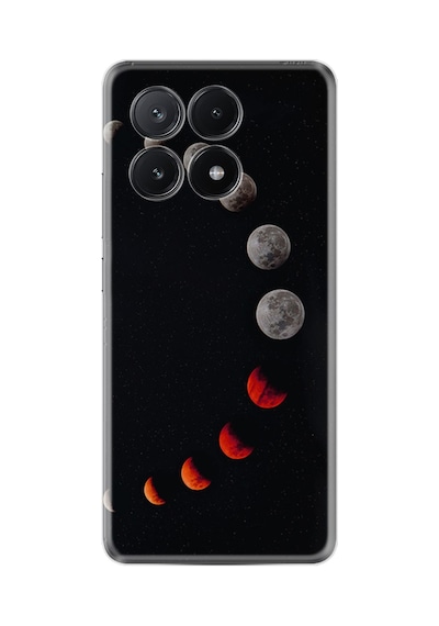 Poco X6 5g Kılıf Desenli Silikon Platinium Series Mooons 1861