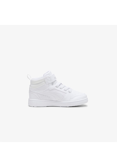 Puma Rebound V6 Mid Çocuk Beyaz Spor Ayakkabı 393832 Beyaz