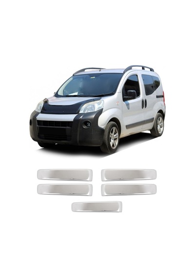 Citroen Nemo Uyumlu 2007-2016 Krom Kapı Kolu 5 Kapı Paslanmaz Çelik