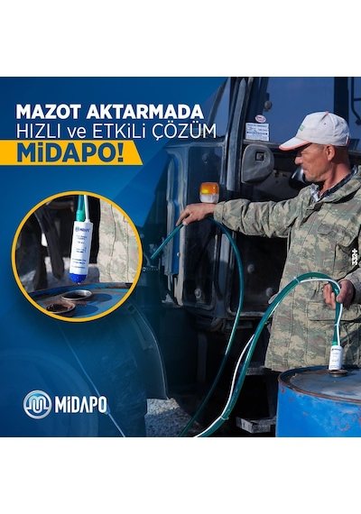 Midapo 12V Buyuk D.C Midapo Mini Dalgic Pompa