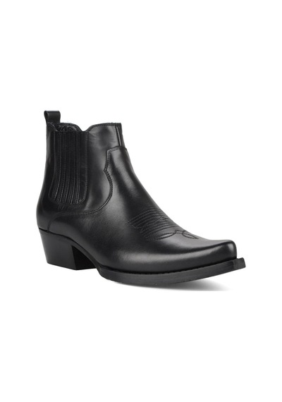 Footcourt Siyah Erkek Kovboy Botu (Foot)