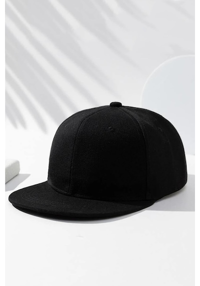 Külah Basic Street Snapback Hiphop Cap Siyah Şapka - Siyah