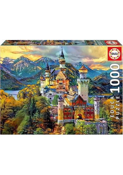 Educa 1000 Parça Neuschwanstein Şatosu Puzzle - Neuschwanstein Castle - 19933