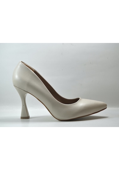 Beety 119.1301 Bej Yüksek Topuk Kadın Stiletto Ayakkabı Bej