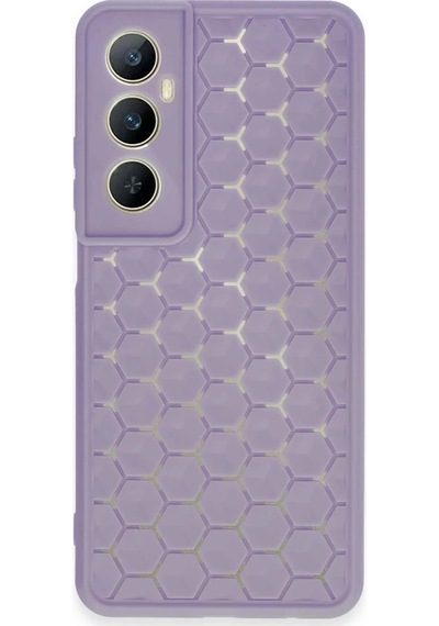 Newface - 939 - Realme C65 Kılıf Petek Silikon Kapak - Csmo-tex - - Lila LİLA