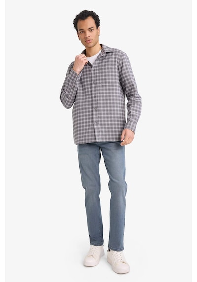 Defacto Gri Erkek Gömlek G5377ax/gr206 Gri
