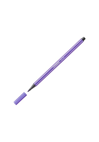 Stabilo 68-55 Keçe Uçlu Boya Kalemi 1 MM 10'lu Mor