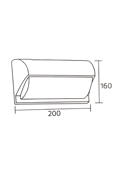 Horoz 076-095-0020 Mozart-20 20w Siyah 3000k Led Bahçe Armatürü Gün Işığı