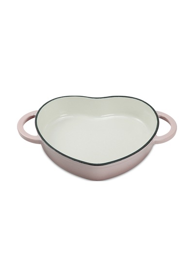 Karaca Love Emayeli Demir Döküm Sahan 18 Cm Pembe