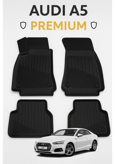 Audi A5 2008 2019 Premium 3d Havuzlu Oto Paspas Koku Yapmaz, 4