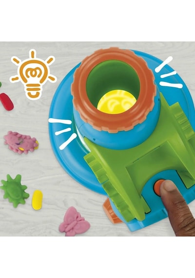 G0494 Play-doh Işıklı Mikroskop Oyun Seti +3 Yaş Çok Renkli