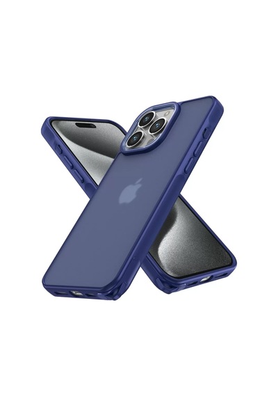 Newface Apple Uyumlu İphone 14 Pro Max Kılıf Elegant Kapak - Lacivert - Özel Seri 8683140671587