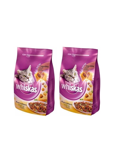 Whiskas Sığır Etli Yetişkin Kedi Maması 2 x 3800 G