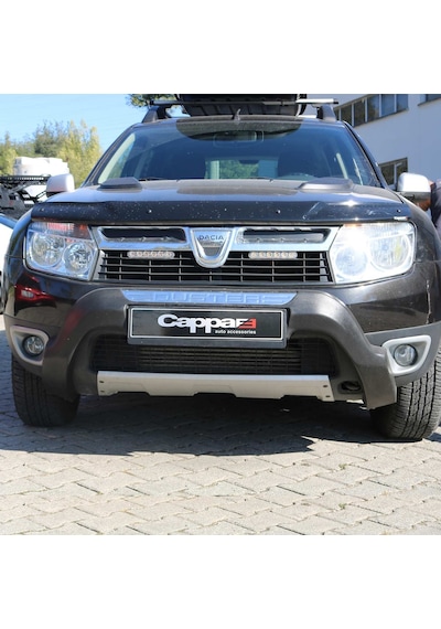 Cappafe Dacia Duster Sis Farı Çerçevesi Mat Gri  2010-2017