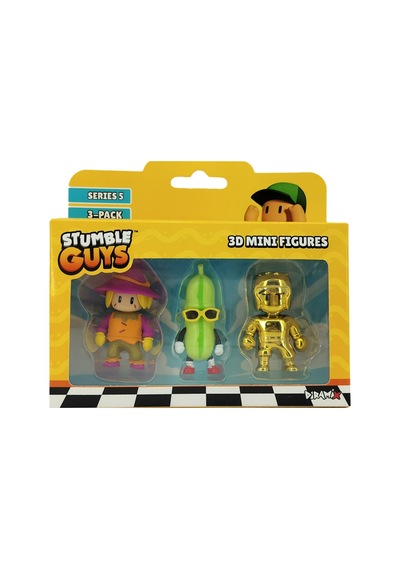 Stumble Guys Üç Boyutlu Üç Parça Mini Figür Set 1