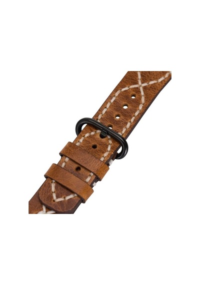 Bouletta Watch Uyumlu Deri Kordon 42-44-45Mm Diana V18 Taba