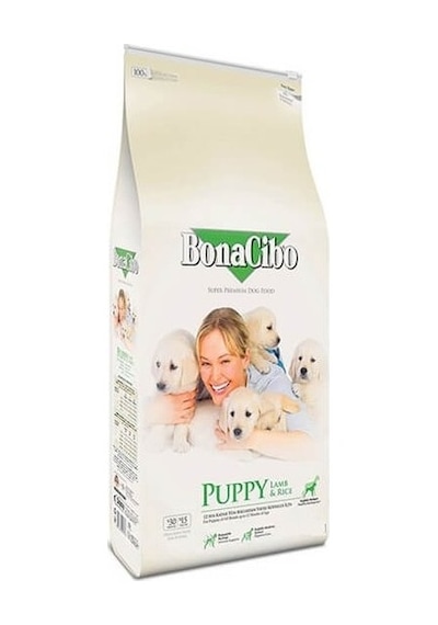BonaCibo Puppy Kuzu Etli ve Pirinçli Yavru Köpek Maması 3 KG