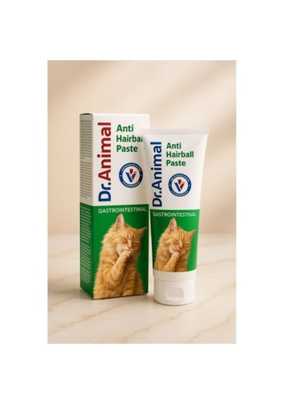 Dr. Animal hairball Gastrointestinal 75 Gr Hassas Kediler İçin Tüy Yumağı Ve Sindirim Onarıcı Macun