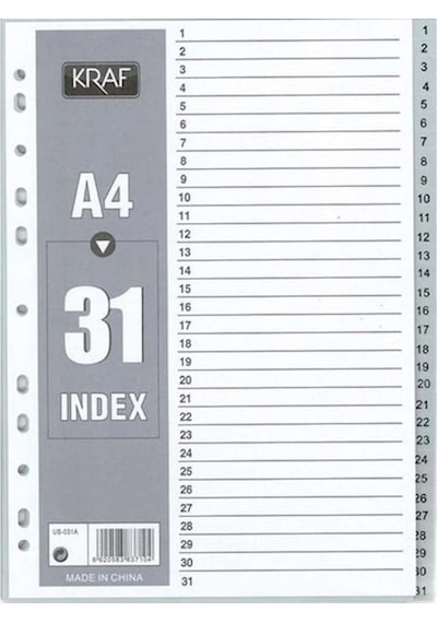 Kraf 1-31 Seperatör Pp Kapak Ayraç  1031