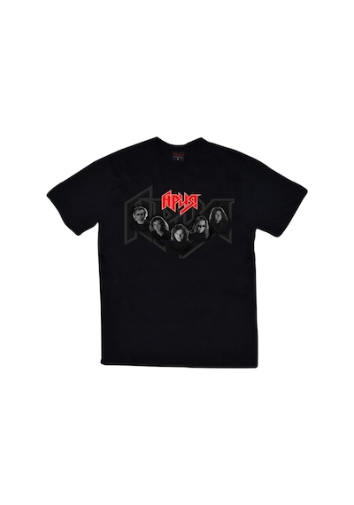 Stoned&Fame Apusa Baskılı T-shirt SIYAH