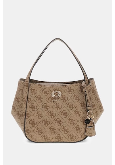 Guess Coleen Logo Satchel Kadın El Çantası Hwsg9756050 Kahverengi