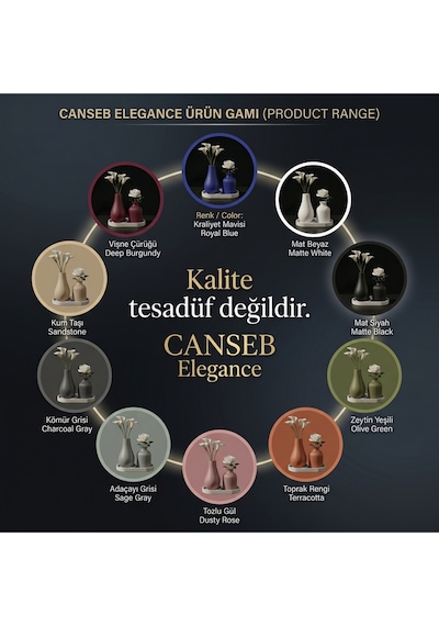 3lü Premium Avangard - Vazo Set - Özel İşçilik - Lüks Tasarım 41401905