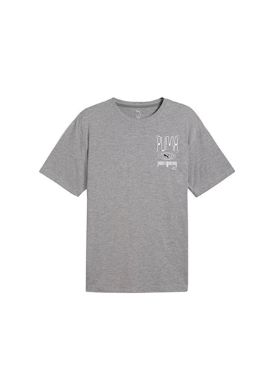 Puma M Graphics Train Relaxed Tee Erkek Antrenman Tişörtü 52657003 Renkli Renkli