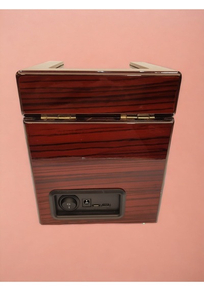 Otomatik Saat Kurma Kutusu, Watch Winder Piano Brown Tekli